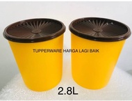 medium deco canister tupperware ukuran 2,8 liter / toples tupperware 1 pcs