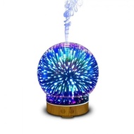 Humidifier 3D-05 Glass Circle Light Essential Oil Aroma Diffuser 100ML