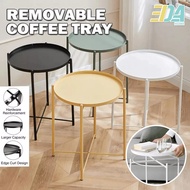 Multipurposes Anti-Rust & Waterproof Outdoor / Indoor Coffee Tray Table with Removable Top Tray