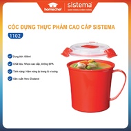 Sistema Microwave 656ml 1107 Plastic Food Cup, Microwave, Made In New Zealand | Genuine Goods