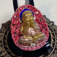 泰国🇹🇭佛牌【荧光版｜必达掩面佛】Glow In Dark Phra Pidta Phuttasing Baramee Lp Toh Wat Tham Singto Thong Thailand Am