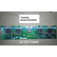 TOSHIBA 32AV600E INVERTER BOARD