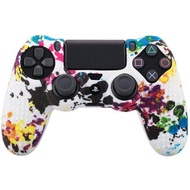 [Malaysia Ready Stock] shine cloud Camouflage Case Graffiti Studded Dots Silicone Rubber Gel Skin for Sony PS4 Slim/Pro Controller Cover Case for Dualshock4