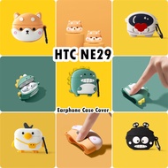 For HTC NE29 Case Niche Cartoon Soft Silicone Earphone Case Casing Cover NO.1