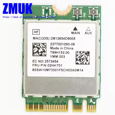 8822CE Wireless LAN Adapters For IdeaPad 3 V14 V15 Legion 5-15 Series,P/N SW10M73301