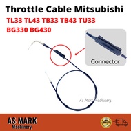 Mesin Rumput Throttle Cable Mitsubishi TL33 TL43 TB33 TB43 TU33 BG330 BG430 Brush Cutter Tali Minyak
