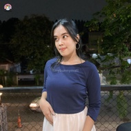 Women's Raglan Sleeve T-Shirt | 3 Sleeve T-Shirt/4 (Raglan) Wanita | T-shirt POLOS Wanita