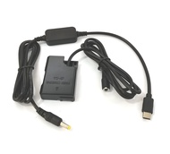 Dummy Battery EN-EL14 EP-5A USB Type C Power Adapter DC Coupler for Nikon D3200 D3300 D3400 D5100 D5