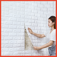 วอลเปเปอร์ผนัง3d วอลเปเปอร์สวยๆ โฟมXPE วอเปเปอร์ผนังลายวินเทจ ลายไม้ กันน้ำ กันชื้น กันมลพิษ wallpap