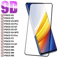 For Xiaomi Poco x3 x4 NFC x2 f2 f3 f4 GT Poco M2 M3 M4 M5 pro M5S 2mso mktd 9D screen protector temp