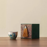 Nianyunju Thousand Miles of Rivers and Mountains Gilded Silver Master Cup Single Cup Kung Fu Persona