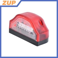 ZUP 3 LED Number Lamps E9 12V-24V For Lorry Truck Trailer White Light Waterproof Car License Plate L