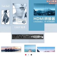 LED大屏顯示器拼接控制器HDMI電視機分配器錄影機4K畫面4屏拼接盒
