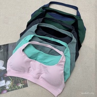 Yoga Seamless Underwear Hot-selling High-Elastic Bra Sports DFYNE Flat Halter GGP9