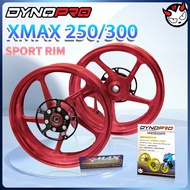 Dynopro X Max 250 300 Xmax Sport Rim Forged Cnc Alloy Sport Rim Premium Quality Yamaha Xmax Dyno Pro Ject