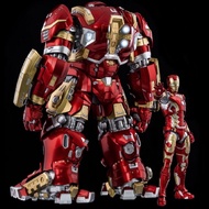 Threezero Ironman Mk44 Hulkbuster Marvel Studio อเวนเจอร์สอินฟินิตี้ Saga ขนาด1:12 Dlx เครื่องหมายไอรอนแมนของเล่นโมเดล44ตุ๊กตาขยับแขนขาได้