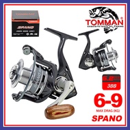 Tomman Spano Mesin Pancing Spinning | TCE Tackles Spinning Fishing Reel