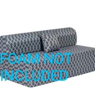 SOFA BED 3FOLDS COVER ONLY FAMILY SIZE(54X75)SEMI CANADIAN COTTON