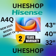 Hisense Full HD / HD Smart A4Q Series FHD 43A4Q 40A4Q 32A4Q (2025 new model)