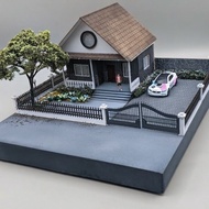 Simple House Diorama 1: Scale Diecast Hotweells Inno64 MiniGT