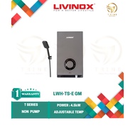 LIVINOX GUN METAL DC PUMP WATER HEATER LWH-TS-DC GM / RSHOWER LWH-TS-DC RGM / NON PUMP LWH-TS-E-GM /