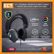 Dell Alienware AW520H RGB Wired Gaming Headset with Dolby Atmos Decoders (Dark Side of the Moon / Lunar Light)