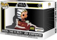 【幫長選物所】美版／FUNKO POP No.638／星際大戰／STARWARS／亞蘇卡／絕地戰機／Ahsoka／豪華組