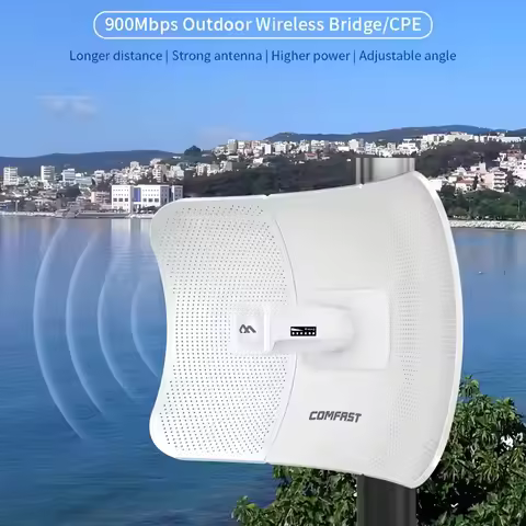 Comfast Outdoor Access Point 900Mbps Long Range CPE Wireless Repeater 5.8GHz Radar Wireless Wifi Bri