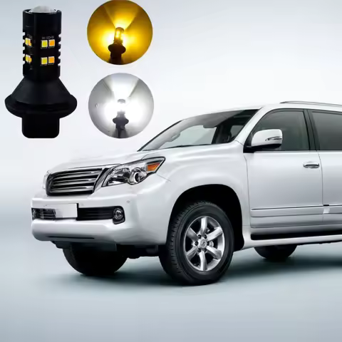 Car Accessories For Lexus GX 460 470 (J150) 2010-2014 7440 W21W WY21W T20 Led Daytime Running Light 