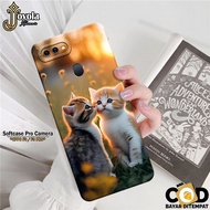 JOYOLA Case OPPO F9 / F9 PRO - Fashion Case Cat - Softcase OPPO F9 / F9 PRO - Pro Camera - Casing OP