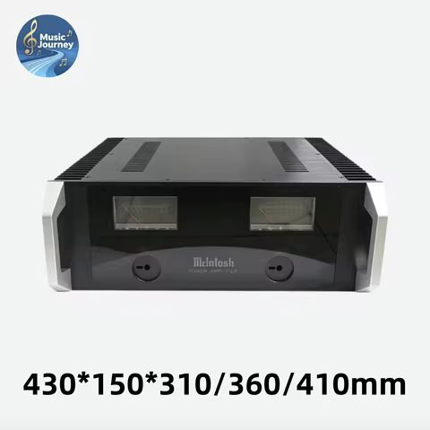 430*150*310/360/410mm McIntosh Style All Aluminum Integrated Amplifier case Dual Side Heatsink Class