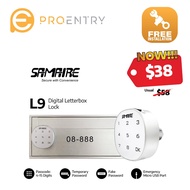 Samaire L9 Digital Letterbox Lock with Installation