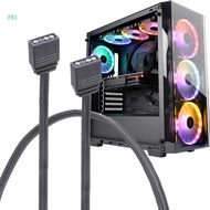 pri Chassis Light 3 Pin ARGB Extension Cable Pre-Soldered Sockets Dynamic Lighting