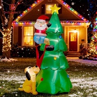 [UsusexaMY] 7 ft Inflatable Christmas Tree with Light Props Weatherproof Outdoor Decoration Light up