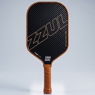 3K Carbon Fiber Pickleball Paddle ZZUL ZK-001 16mm Thick Core Brown Edge Professional Pickleball Rac
