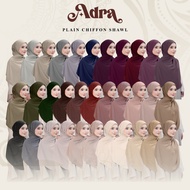 Hyleen Adra Tudung Plain Shawl - 180cm x 70cm - Tersedia dalam 33 warna