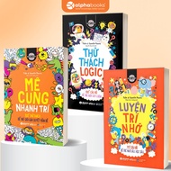 Brain Games Book Set: Memory Training + Quick Maze + Logic Challenge (Alpha Books) - Odd/Combo