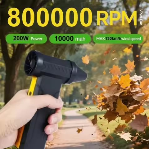 60m/sSuper wind Mini Turbo Fan Handheld Brushless Motor 800,000 RPM 3nd Generation F16 Violent Blowe