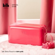 blk cosmetics gloss pouch - dark pink