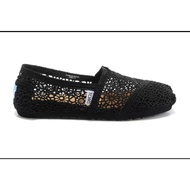【OpalHive】 100% TOMS lazy solid color canvas lace women casual flat shoes beige 35-40