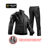 SULAITE PREMIUM Motorcycle Raincoat Waterproof Adult Male and Female Split Reflective Windproof Clot