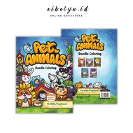 Children's Coloring Book - Pet Animals: Doodle Coloring