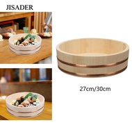 JISADER Wooden Sushi Rice Bowl Cooling Bowl for Cooking Restaurant Bibimbap Food
