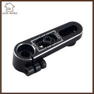 YELGIRL Steering Horn, Adjustable Aluminum Servo Arm,  7075 25T 15.5 to 20mm Black Servo Swing Arm R