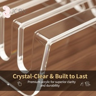 [JCBV] Clear Acrylic CD Display Stand 6 8 Grid Organizer Shelf for Album Storage Home Music Shelf CO