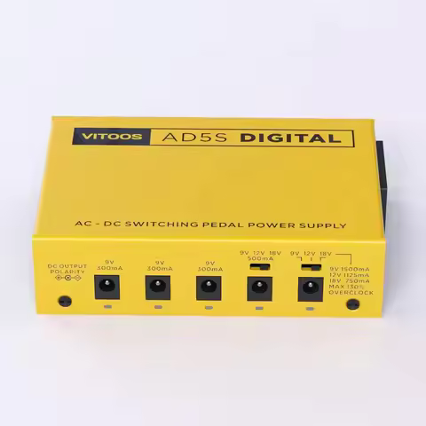 VITOOS AD5S DIGITAL effect pedal power supply fully isolated Filter ripple Noise reduction High Powe