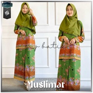 GAMIS MUSLIMAT NU TERBARU 2026 PENGAJIAN BATIK WANITA KEKINIAN DRESS SERAGAM PENGAOSAN SVJ REALPICT