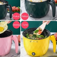 Goojodoq Multipurpose Electric Pot 1.2L - Electric Cooking Pot Electric Frypan Portable Electric Pot