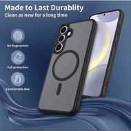 MAGSAFE MATTE FROSTED CASE FOR SAMSUNG GALAXY S25 FE CASE DUST PROOF MAGSAFE MATTE FROSTED CASE
