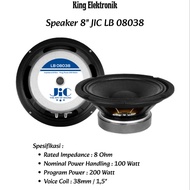 Speaker 8 Inch JIC LB 08038